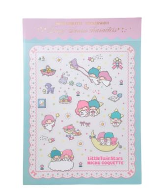 ＜MICHU COQUETTE＞ＭＩＣＨＵ　ＣＯＱＵＥＴＴＥ×ＬＩＴＴＬＥ　ＴＷＩＮ　ＳＴＡＲＳ　　Ｓｔｉｃｋｅｒ　Ｓｈｅｅｔ